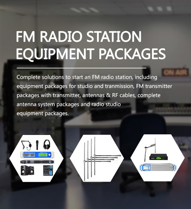 Equipement pour radio communautaire - Station FM Package complete