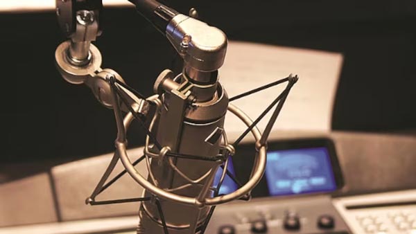 radio studio microphone